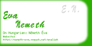 eva nemeth business card