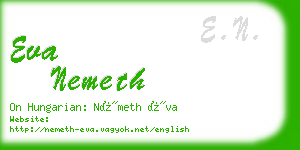 eva nemeth business card